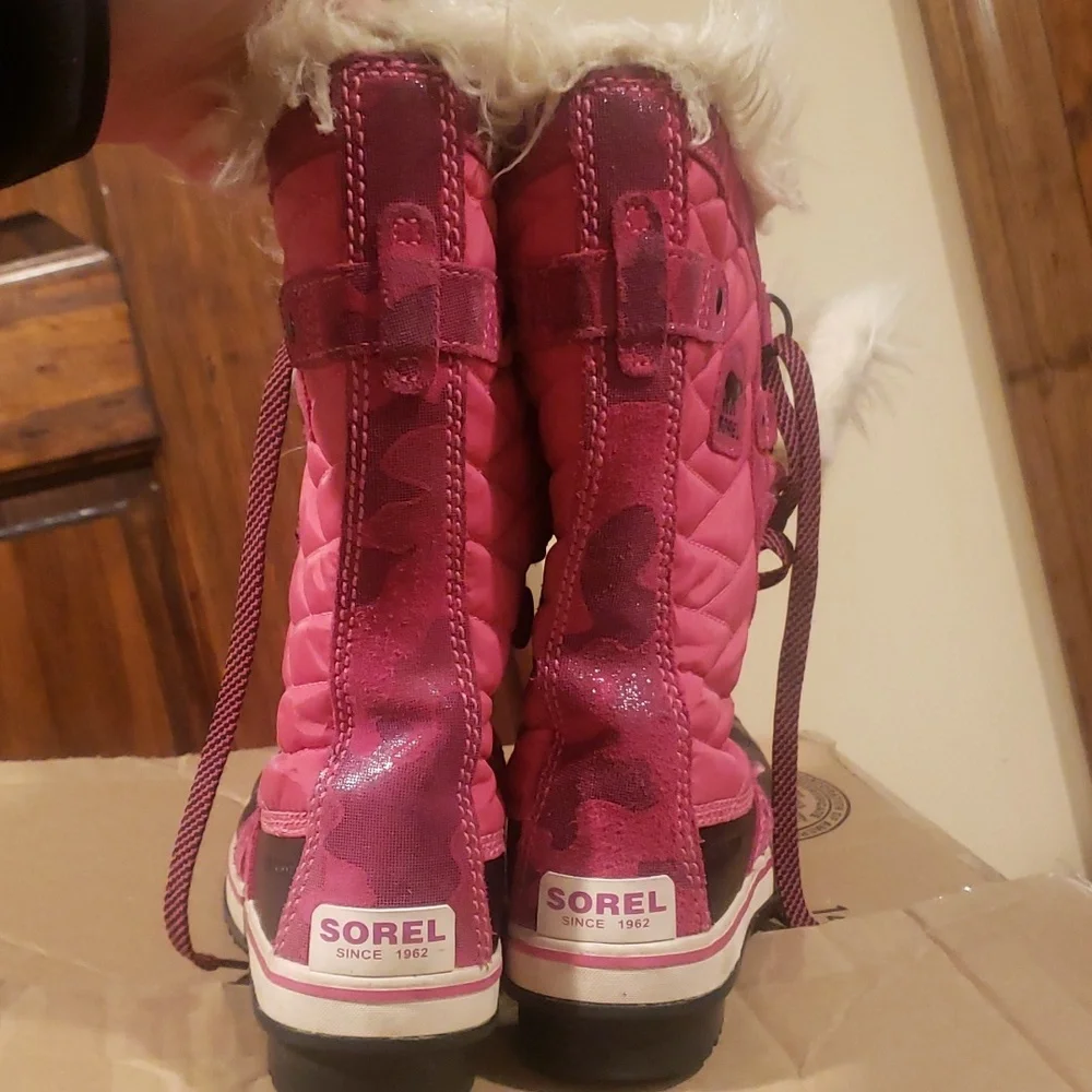 Sorel TOFINO II KIDS girls fur winter snow waterproof 4